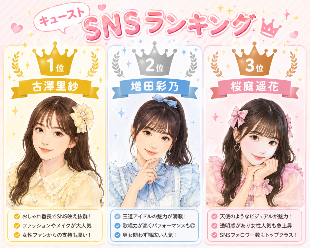 キュースト　SNSランキング