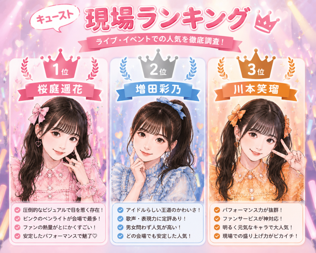 キュースト　現場ランキング