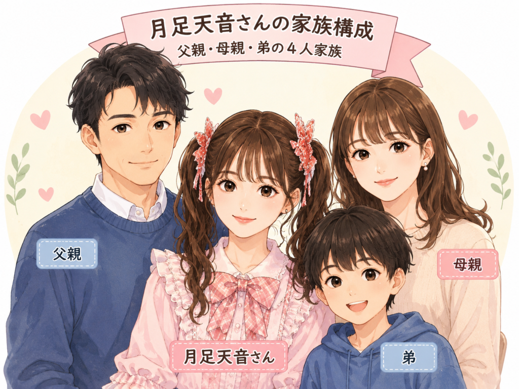 月足天音　家族構成