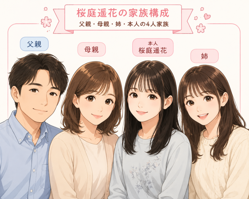 桜庭遥花 家族